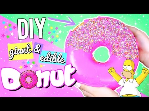 DIY GIANT EDIBLE DONUT! Video