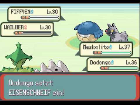 Let's Play Together Pokemon Smaragd German Part 46 - Wasser auf dem Pyroberg