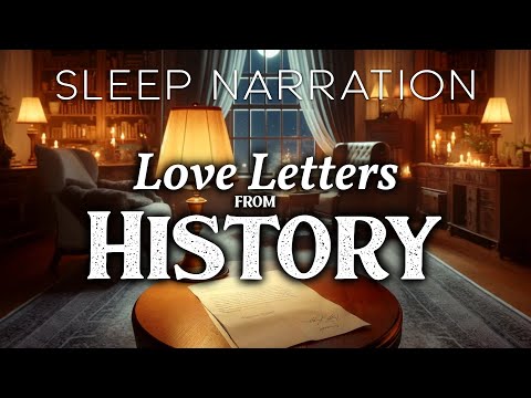 A Calming Bedtime Reading: Historic Love Letters with Soothing Rain