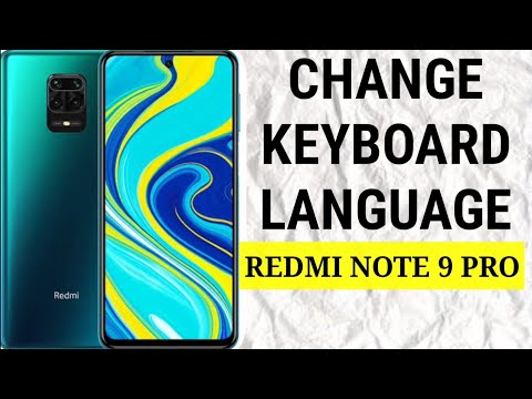 How To Change Keyboard Language In Redmi Note 9 Pro