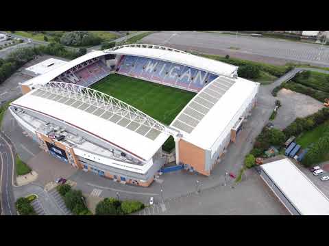 Wigan Athletic The DW Stadium by Drone