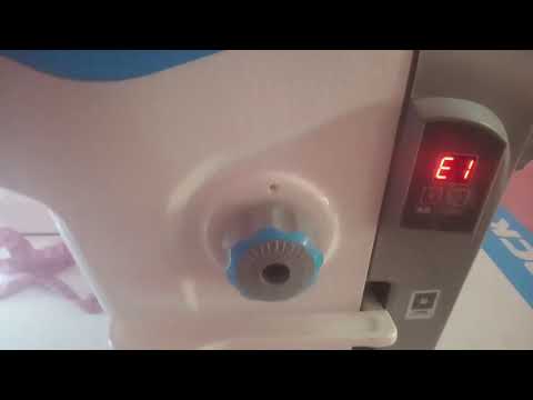How to cleared Jack F4 sewing machine E1 (error) in tamil