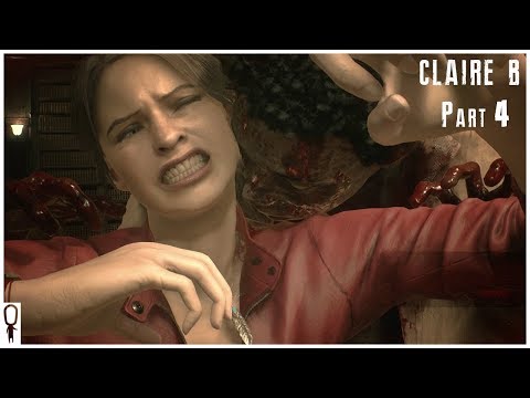 It's Still CRAMPED IN HERE - Part 4 - Resident Evil 2 Remake Full Playthrough - Re 2 Claire B