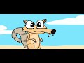 Scrat Screaming Animation Test January 1st 2022