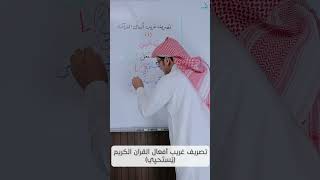 تصريف غريب أفعال القرآن الكريم (يَستَحيِي) image