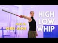High/Low Whip 2.0 | STAFF SPINNING TUTORIAL FOR BEGINNERS | Michelle C. Smith