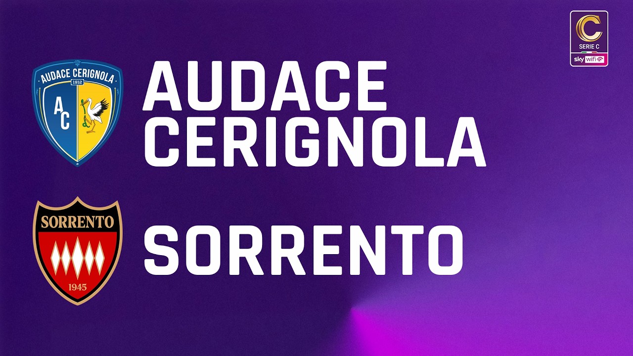 Audace Cerignola vs Sorrento Highlights