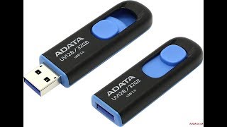 ADATA 64 GB Classic C008 White/Blue (AC008-64G-RWE) - відео 1