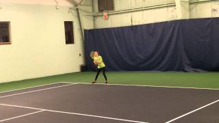Alexandra Korik Playing Tennis video