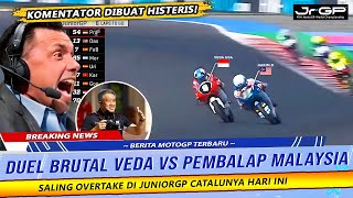 Download lagu GP CATALUNYA HEBOH‼️OVERTAKE BRUTAL VEDA EGA GEMPARKAN JUNIORGP SPANYOl, INI HASIL RACENYA! mp3