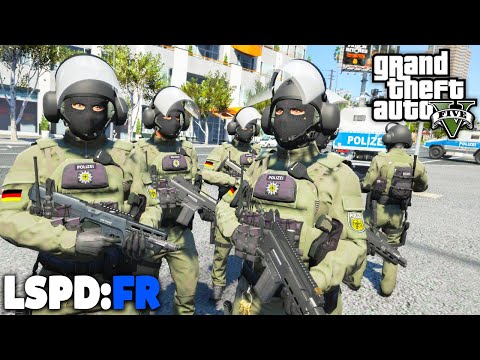 GTA 5 LSPD:FR - Das GRÖSSTE SWAT / SEK Team! - Deutsch - Polizei Mod #91 Grand Theft Auto V