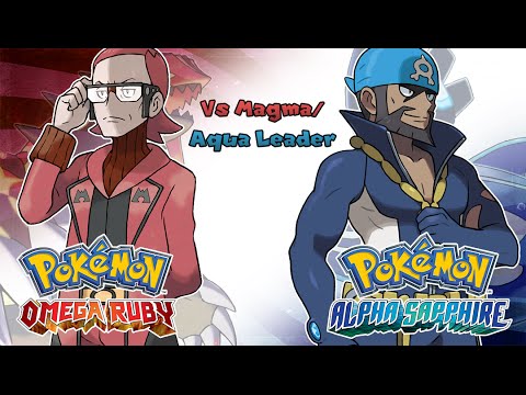 Pokemon Omega Ruby/Alpha Sapphire - Battle! Aqua/Magma Leader Music (HQ)