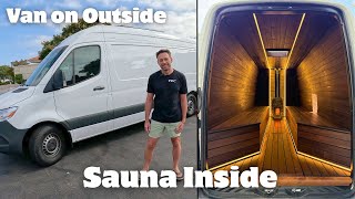 Full Sauna Inside a Sprinter Van — And It Works!