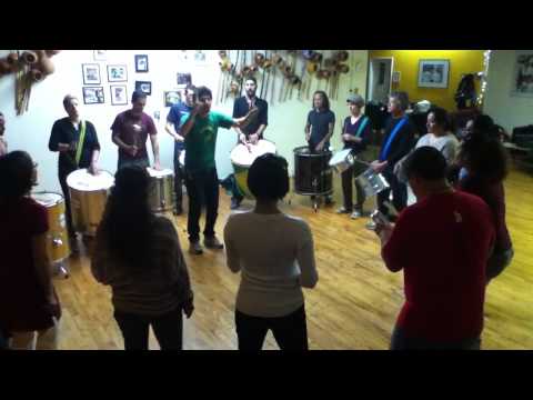 Percussion workshop with Bangalafumenga's Dudu Fuentes at Quilombo Cultural Center