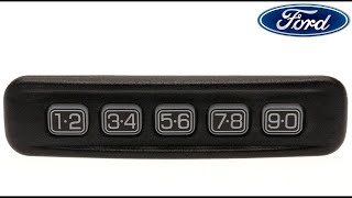 How to find your keyless entry door code Ford F-250 and change it.