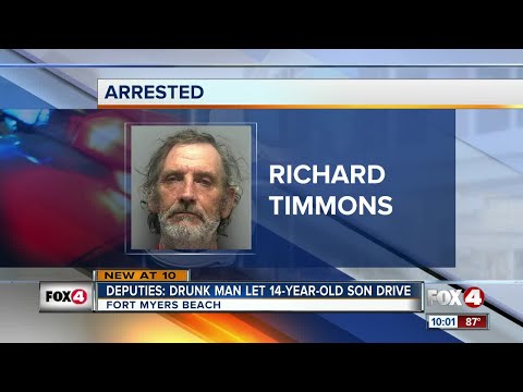 Intoxicated man lets his 14 year old son drive his car