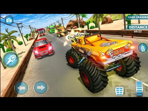 American Truck Racing Game Simulator - 3D Racing Car Games - Shooting Monster Truck 4�4 - YouTube