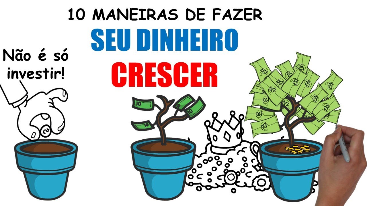 10 Maneiras de fazer seu dinheiro multiplicar   Como Fazer o Dinheiro Crescer