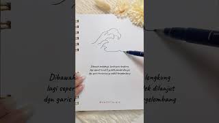 Download lagu Aesthetic Ocean Wave Drawing Tutorial @cathfloart mp3