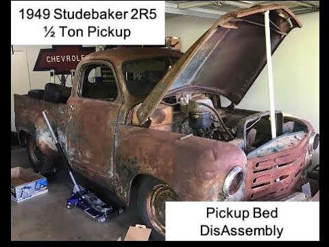 1949 Studebaker 2R5 Truck Bed Disassembly