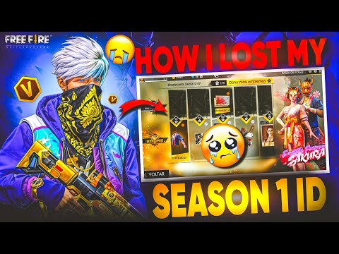 HOW I LOST MY SEASON 1 ELITE PASS ACCOUNT 😭 GOLDEN SAKURA LOST - GARENA FREE FIRE