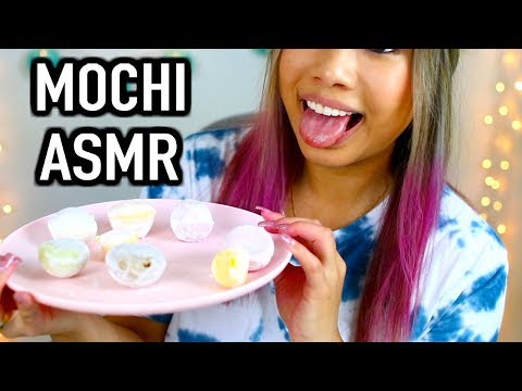 ASMR Mochi Ice Cream | Sticky Eating Sounds | No Talking Video