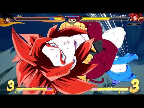 Dsleet (Gogeta SSJ4/Videl/Krillin) vs InspectorJavert (Cell/Majin Buu/Base Goku)