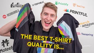 Comparing Every Print on Demand Companies T-shirt Quality - Which is the best?
