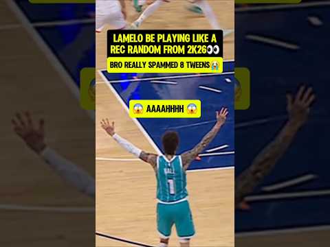 LaMelo DEMANDED the ball & did THIS😭