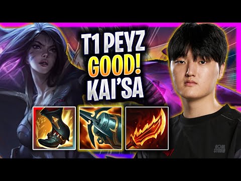 T1 PEYZ IS SO GOOD WITH KAI'SA! - T1 Peyz Plays Kai'sa ADC vs Ezreal!