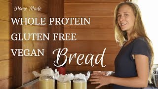Gluten Free, Vegan Rice &amp; Lentil Bread | Whole Protein Recipe