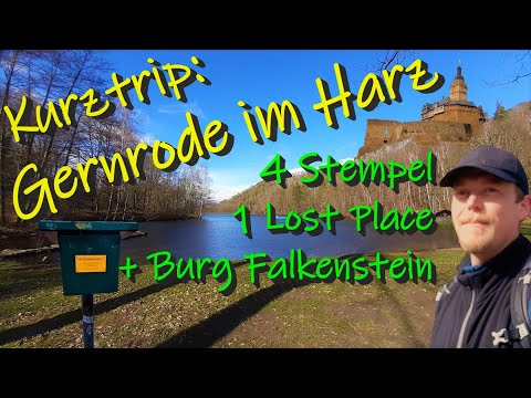 Wanderung um Gernrode im Harz: 4 Stempel der Harzer Wandernadel, 1 Lost Place & Burg Falkenstein