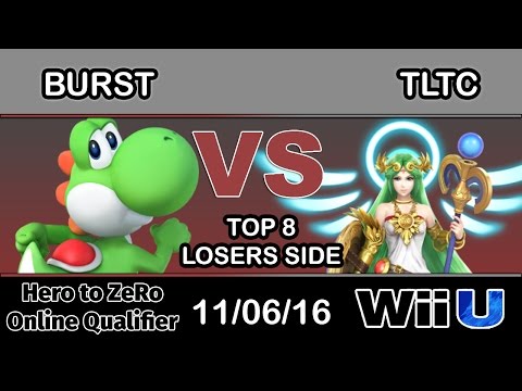 Hero to ZeRo - Burst (Yoshi) Vs. SCB | TLTC (Palutena) Top 8 Losers Side - Smash Wii U