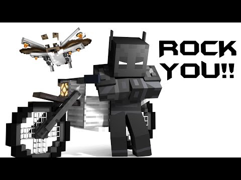 Skyfall - We Will Rock You (Minecraft Music Parody)