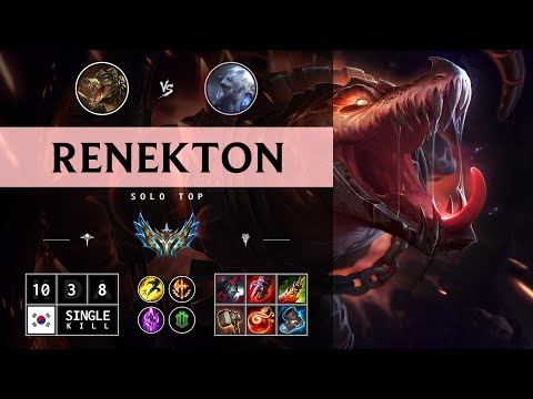 Renekton Top vs Volibear - KR Challenger Patch 14.12