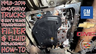 Chevy/GMC Trucks & Suv's 4L60-E Transmission Filter & Fluid Replacement How-To