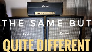 Video thumbnail for My two favorite Marshall Hendrix 4x12 cabs - Which one do you like best? by Johan Segeborn