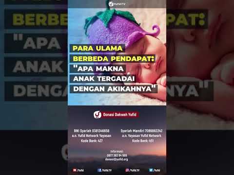 Makna anak tergadai pada aqiqahnya