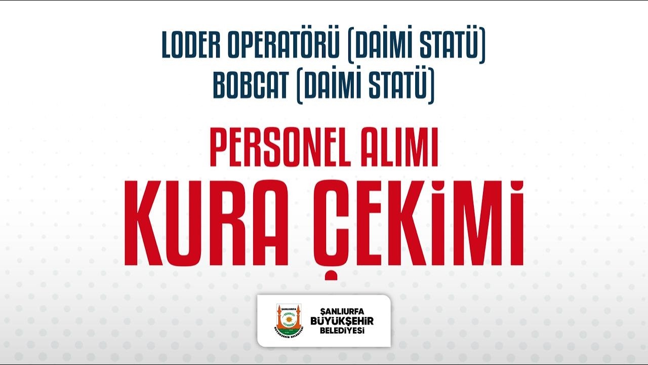 Canlı Yayın || Personel Alımı Kura Çekimi