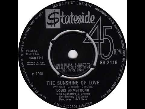 UK New Entry 1968 (144) Louis Armstrong - The Sunshine Of Love