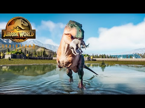 Some of the best Animations of Acrocanthosaurus in Jurassic World Evolution 2!