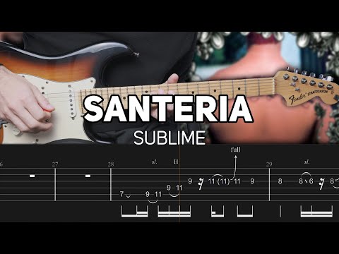 Sublime - Santeria (Guitar lesson with TAB)