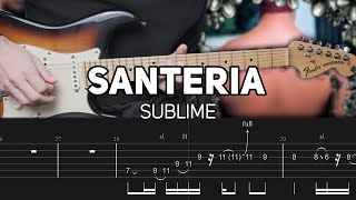 Download lagu Sublime - Santeria (Guitar lesson with TAB) mp3