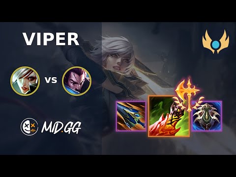 MID.GG: [ Viper ] Riven TOP vs Yasuo | NA CHALLENGER | LOL Season 2025
