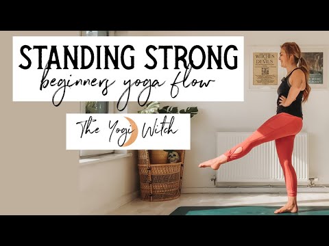 40 Minute // STANDING STRONG BEGINNERS YOGA FLOW // with @theyogiwitch