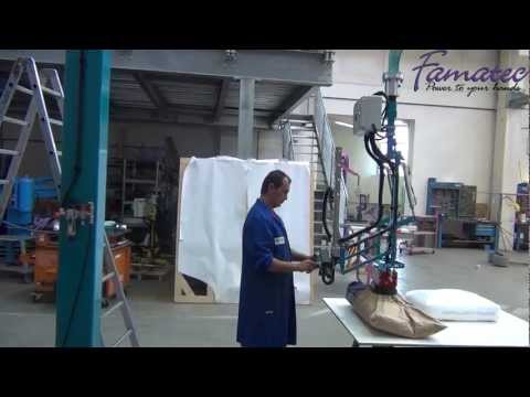 Manipulateur de sac à ventouse VAQUO 35-50 kg Rayon 2,5 à 6 mètres