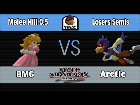 Melee Hill 0.5: BMG (Peach) Vs. Arctic (Falco) - LS