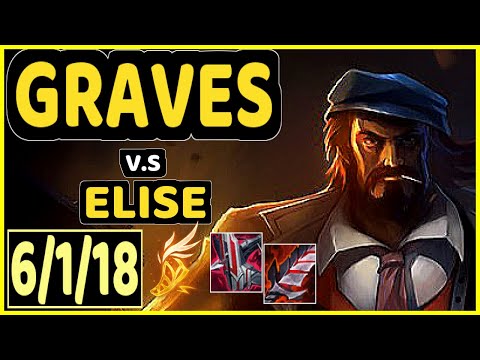 ELYOYA (GRAVES) vs ELISE - 6/1/18 KDA JUNGLE CHALLENGER GAMEPLAY - EUW