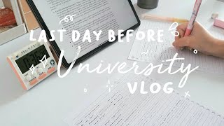 Vlog : Hari Terakhir Sebelum Mulai Kuliah - Last Day Before Starting University 💕