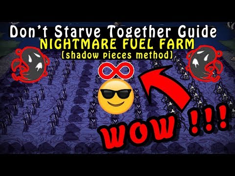 Don't Starve Together Nightmare fuel farm via shadow pieces